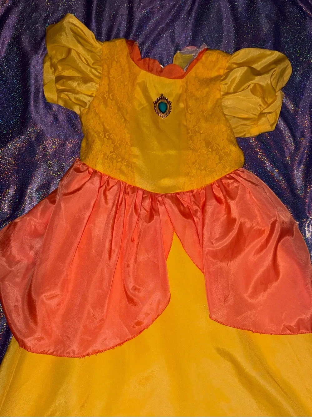 Super Mario Princess Daisy Dress